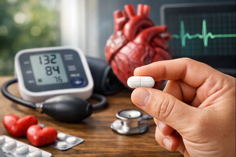 Abordagem Com Comprimido Único Demonstra Benefícios no Tratamento da Hipertensão